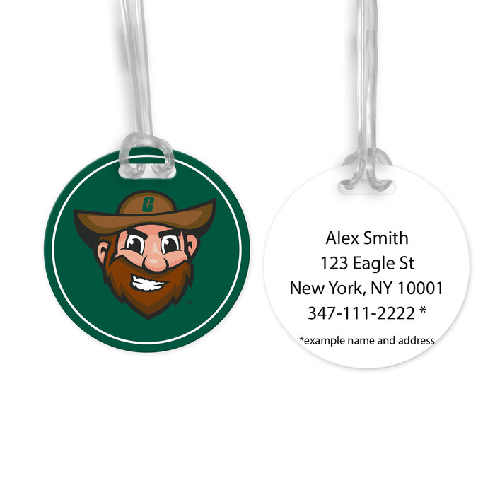 University of North Carolina at Charlotte Luggage Bag Tag (round)