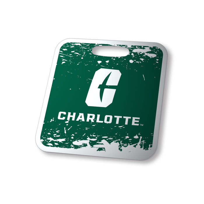 University of North Carolina at Charlotte Luggage Bag Tag (square)