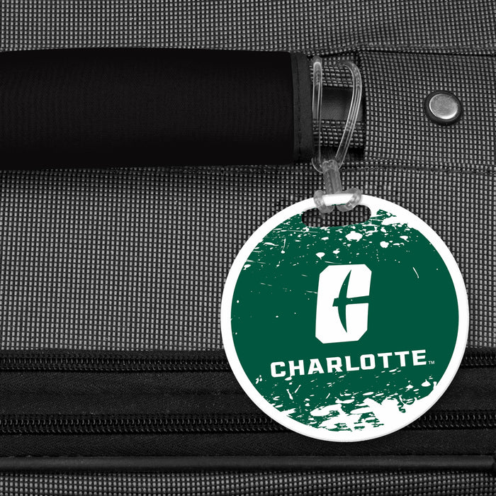 University of North Carolina at Charlotte Luggage Bag Tag (round)