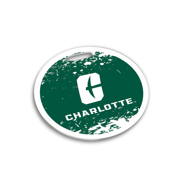 University of North Carolina at Charlotte Luggage Bag Tag (round)