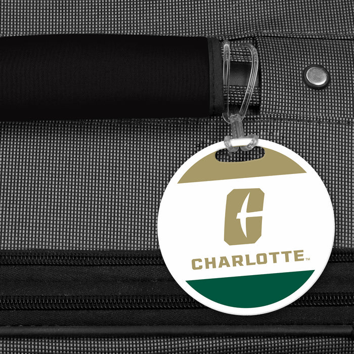 University of North Carolina at Charlotte Luggage Bag Tag (round)