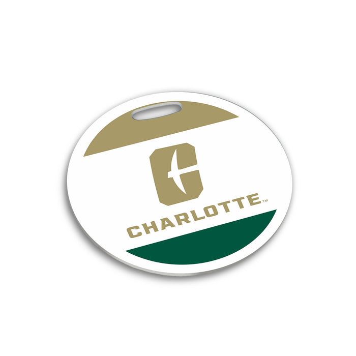 University of North Carolina at Charlotte Luggage Bag Tag (round)