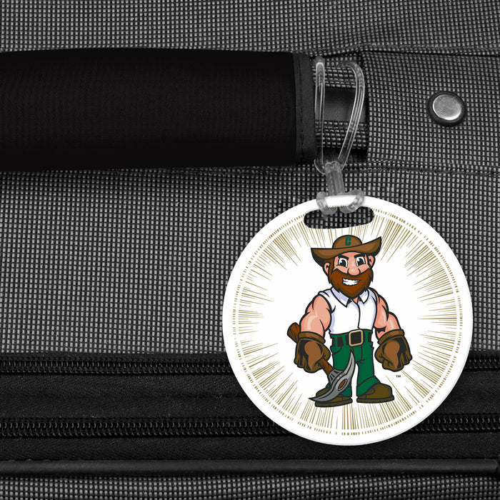 University of North Carolina at Charlotte Luggage Bag Tag (round)
