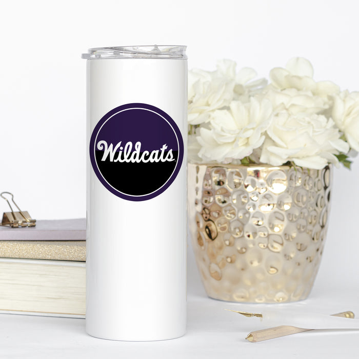 Kansas State University Stainless Steel Skinny Tumbler 20 OZ