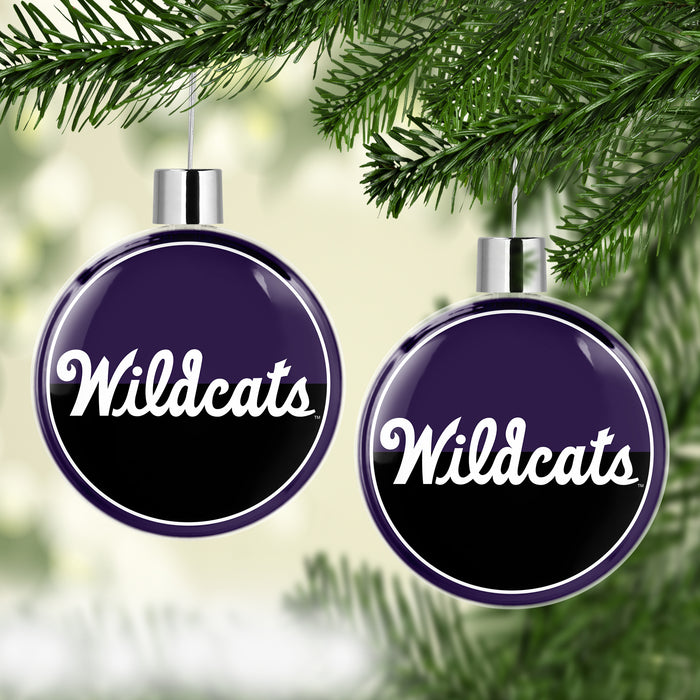 Kansas State University Christmas Ornament Flat Round