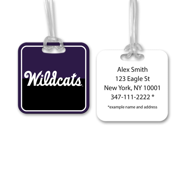 Kansas State University Luggage Bag Tag (square)