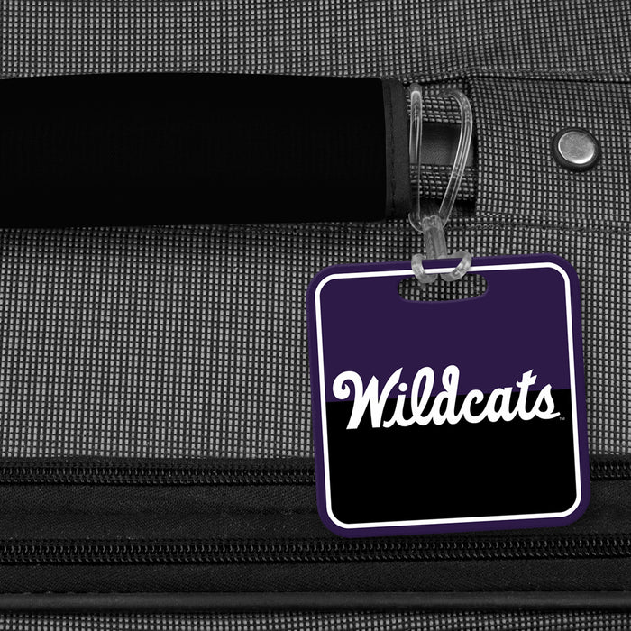 Kansas State University Luggage Bag Tag (square)