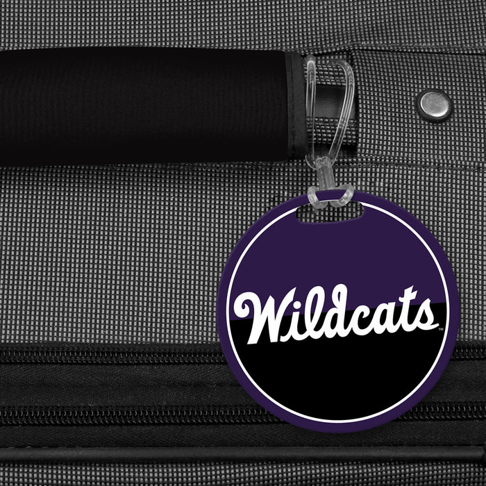 Kansas State University Luggage Bag Tag (round)