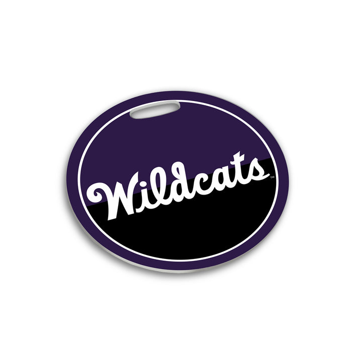 Kansas State University Luggage Bag Tag (round)