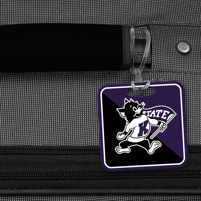 Kansas State University Luggage Bag Tag (square)