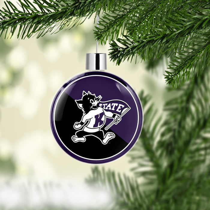 Kansas State University Christmas Ornament Flat Round