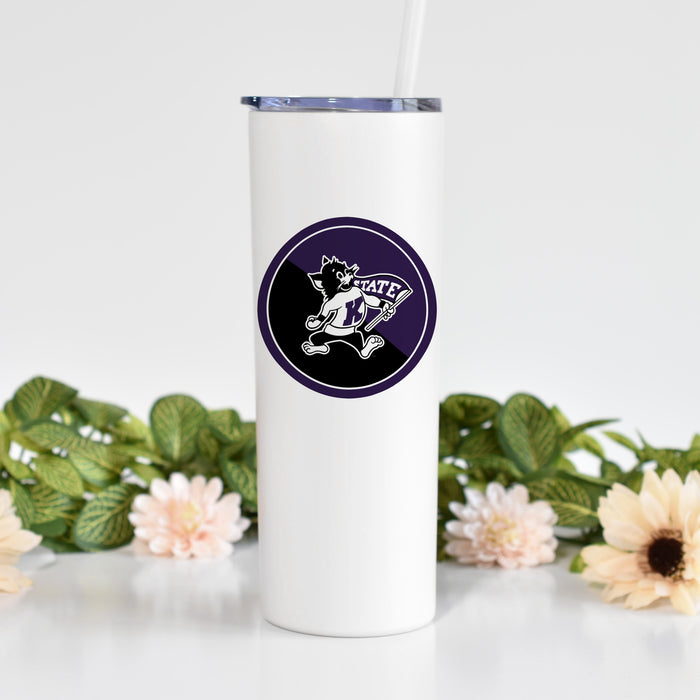 Kansas State University Stainless Steel Skinny Tumbler 20 OZ
