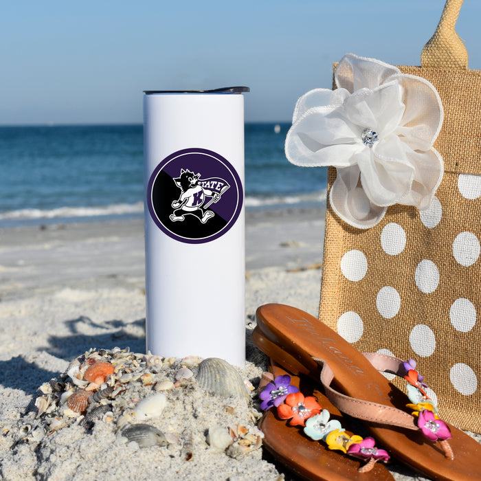 Kansas State University Stainless Steel Skinny Tumbler 20 OZ