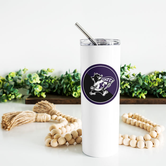 Kansas State University Stainless Steel Skinny Tumbler 20 OZ
