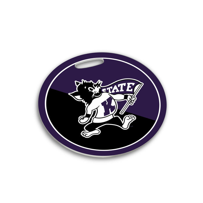 Kansas State University Luggage Bag Tag (round)