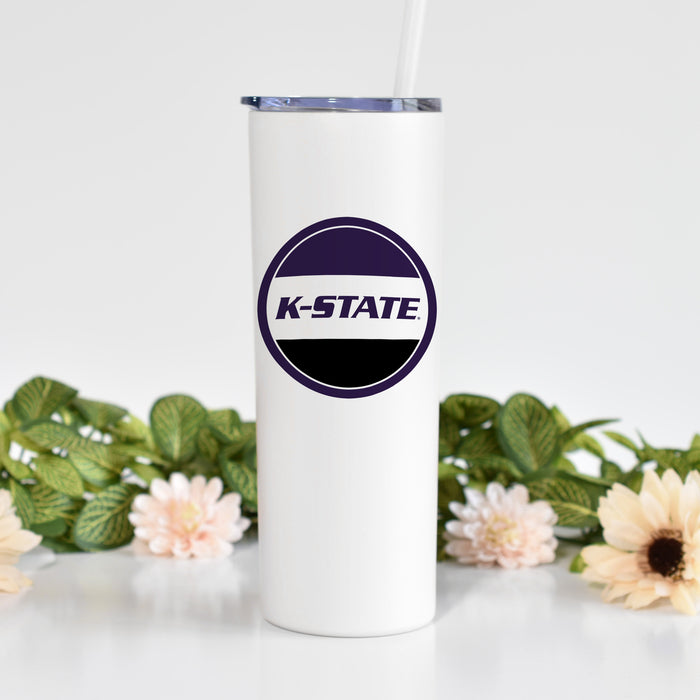 Kansas State University Stainless Steel Skinny Tumbler 20 OZ