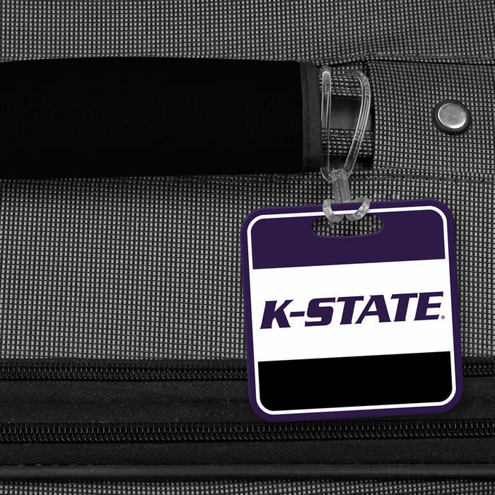 Kansas State University Luggage Bag Tag (square)