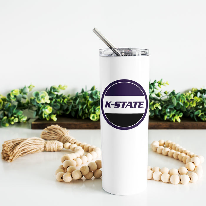 Kansas State University Stainless Steel Skinny Tumbler 20 OZ