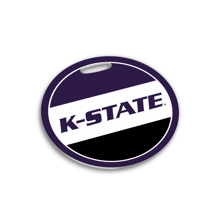 Kansas State University Luggage Bag Tag (round)