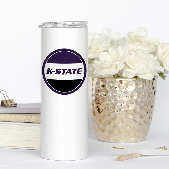 Kansas State University Stainless Steel Skinny Tumbler 20 OZ