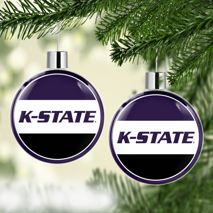Kansas State University Christmas Ornament Flat Round
