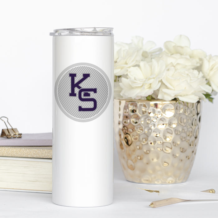 Kansas State University Stainless Steel Skinny Tumbler 20 OZ