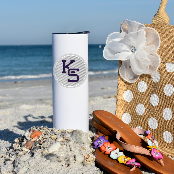 Kansas State University Stainless Steel Skinny Tumbler 20 OZ