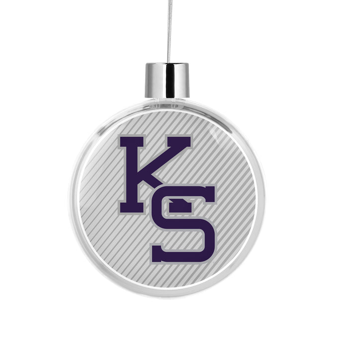 Kansas State University Christmas Ornament Flat Round
