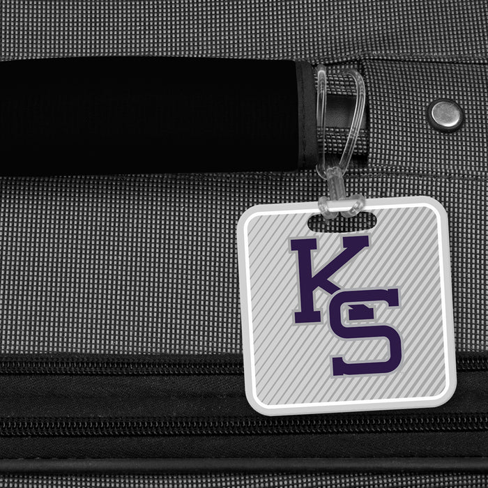 Kansas State University Luggage Bag Tag (square)