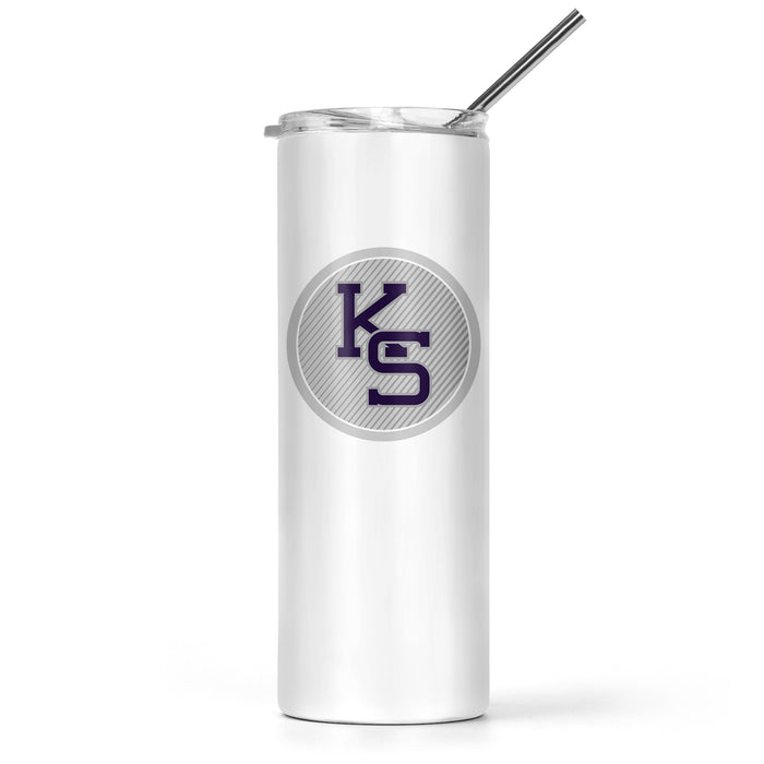 Kansas State University Stainless Steel Skinny Tumbler 20 OZ