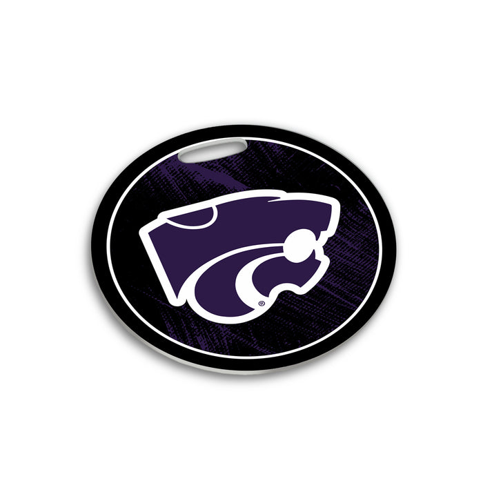Kansas State University Luggage Bag Tag (round)
