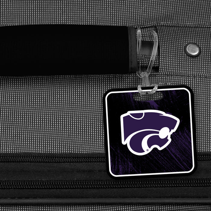 Kansas State University Luggage Bag Tag (square)