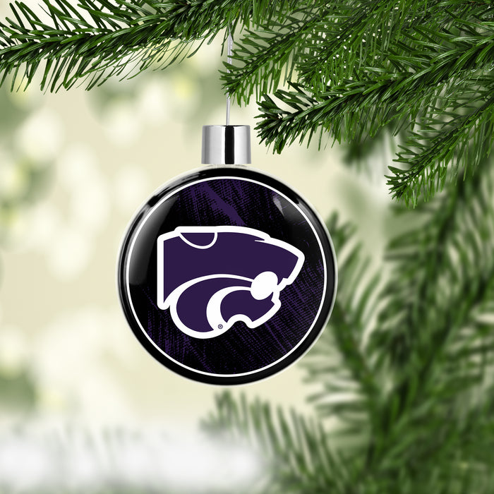 Kansas State University Christmas Ornament Flat Round