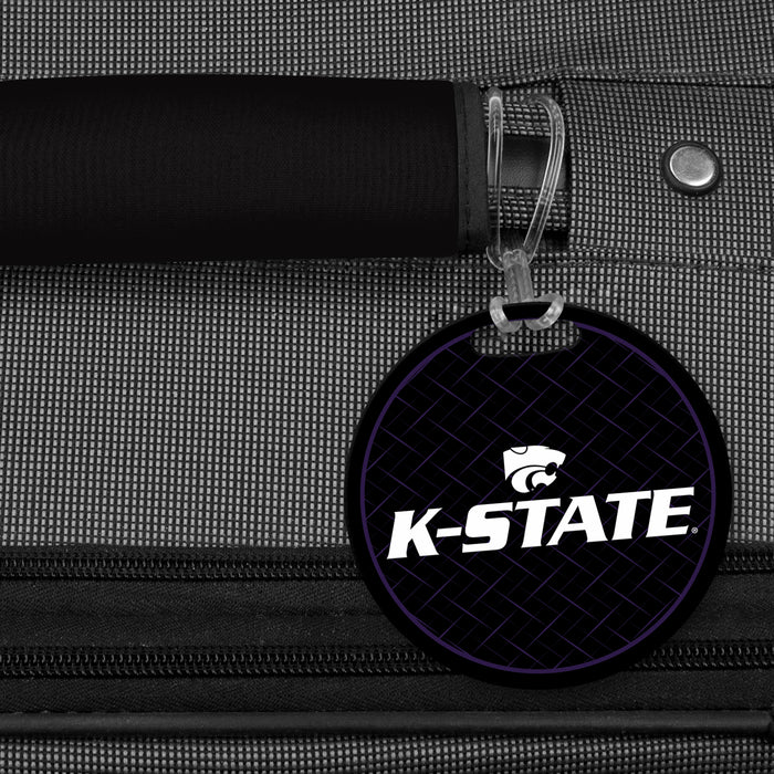 Kansas State University Luggage Bag Tag (round)
