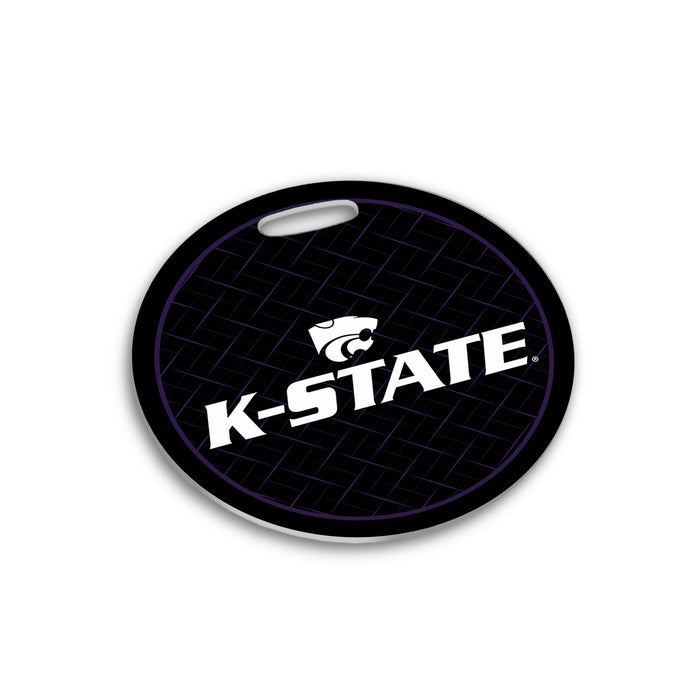 Kansas State University Luggage Bag Tag (round)