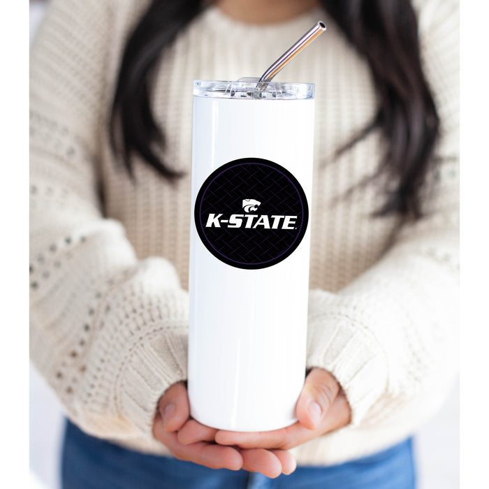 Kansas State University Stainless Steel Skinny Tumbler 20 OZ