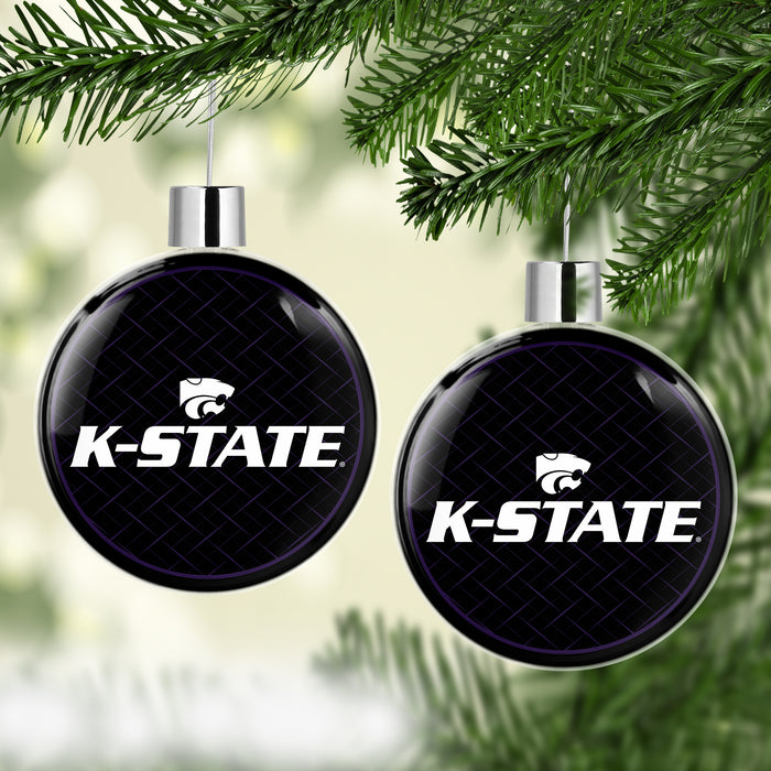 Kansas State University Christmas Ornament Flat Round