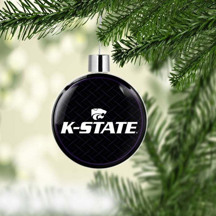 Kansas State University Christmas Ornament Flat Round