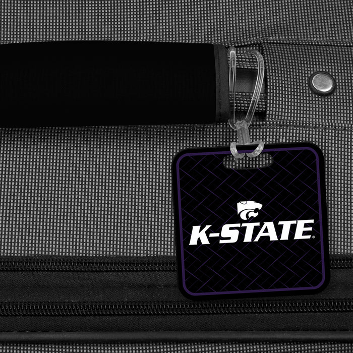 Kansas State University Luggage Bag Tag (square)