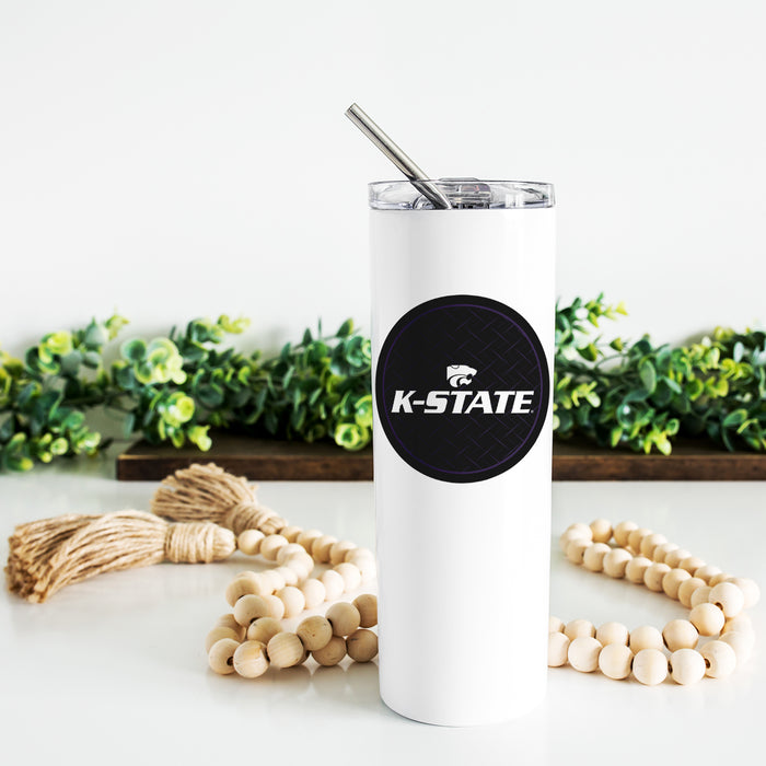 Kansas State University Stainless Steel Skinny Tumbler 20 OZ