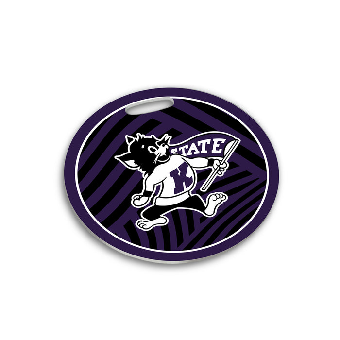 Kansas State University Luggage Bag Tag (round)