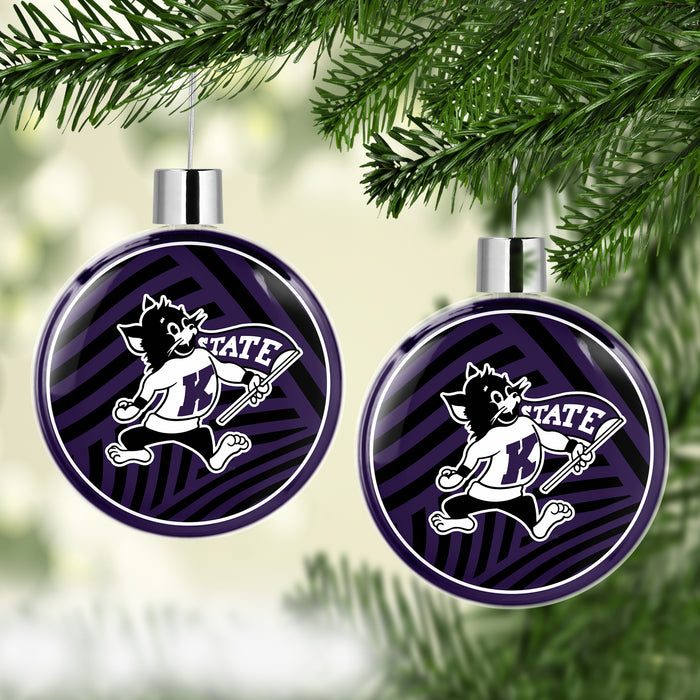 Kansas State University Christmas Ornament Flat Round