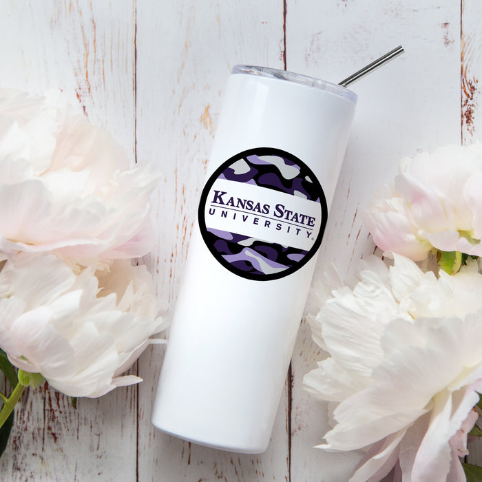 Kansas State University Stainless Steel Skinny Tumbler 20 OZ