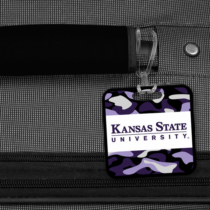 Kansas State University Luggage Bag Tag (square)