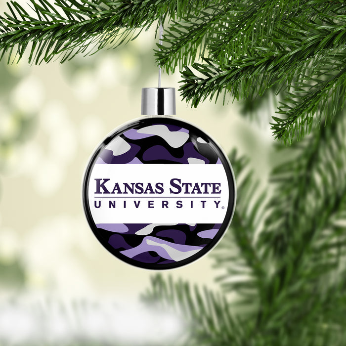 Kansas State University Christmas Ornament Flat Round