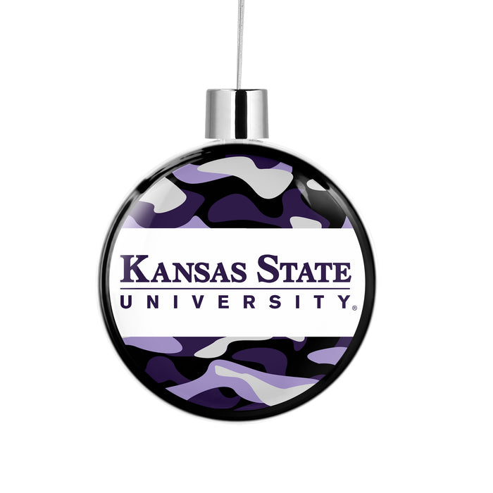 Kansas State University Christmas Ornament Flat Round
