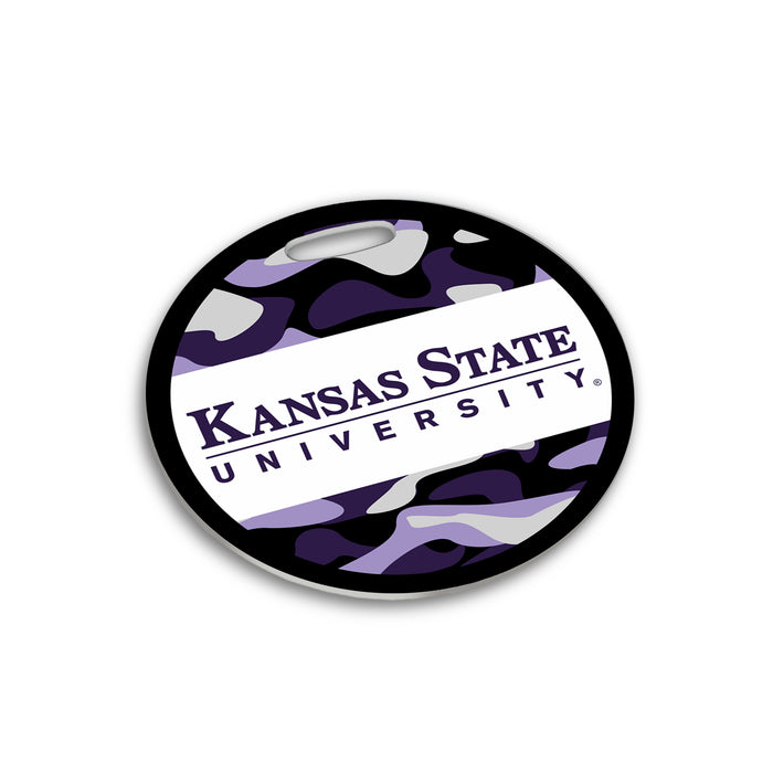 Kansas State University Luggage Bag Tag (round)