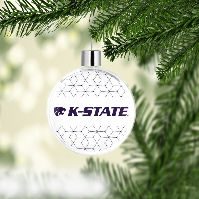 Kansas State University Christmas Ornament Flat Round