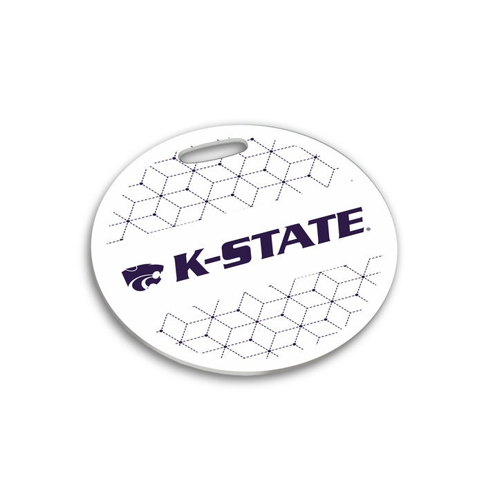 Kansas State University Luggage Bag Tag (round)