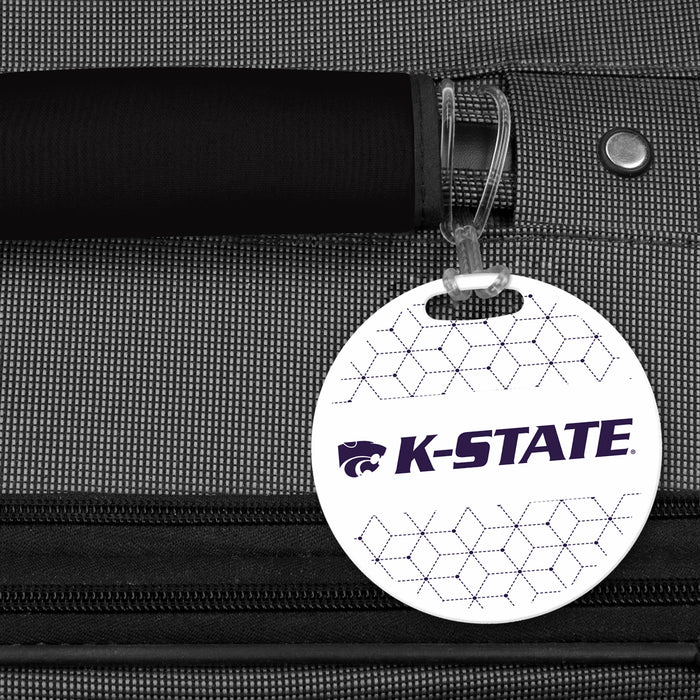 Kansas State University Luggage Bag Tag (round)